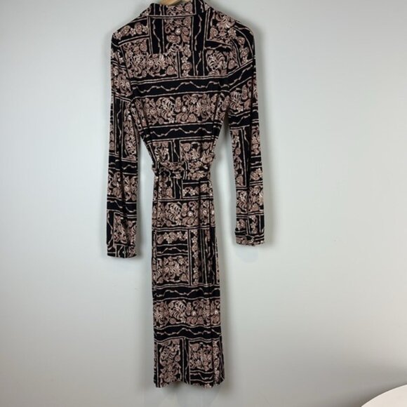 Tommy Hilfiger Long Sleeve Jersey Collar Midi Shirt Dress - Picture 5 of 10